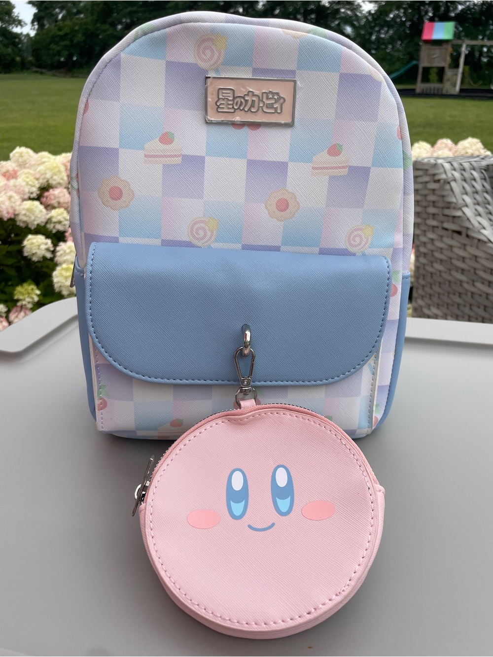 Bioworld Kirby Sweet Treats Women's Mini Backpack With Coin Purse - NWT